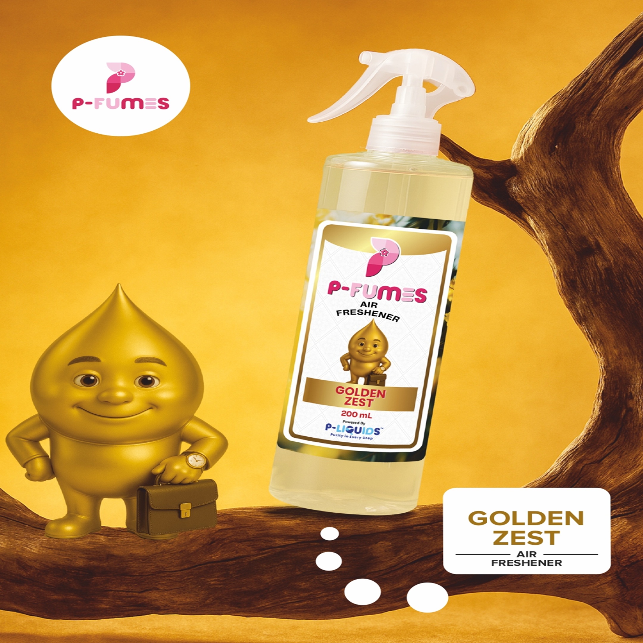 Air Freshner – Golden Zest