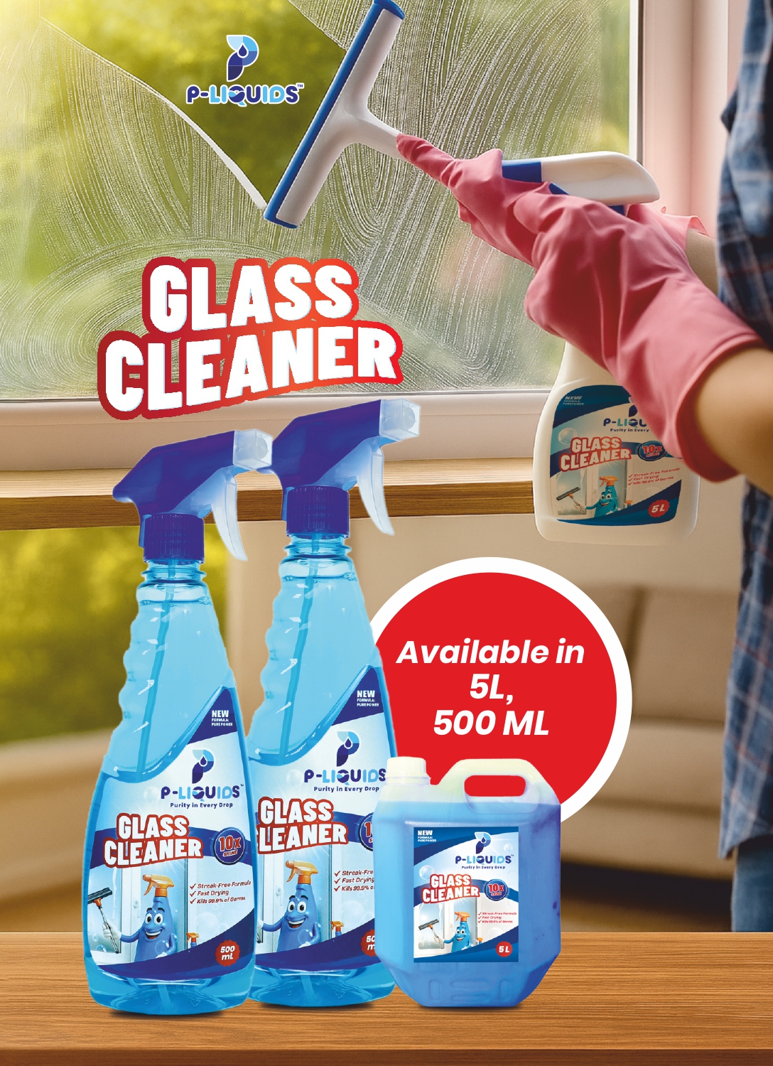 Glass Cleaner – 5L
